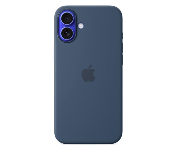 Apple Silikonowe etui MagSafe do iPhone 16 Plus denim - 1278599 - zdjęcie